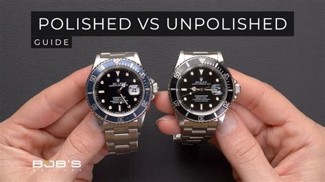 how to tell if rolex case has been polished|should you polish a Rolex watch.